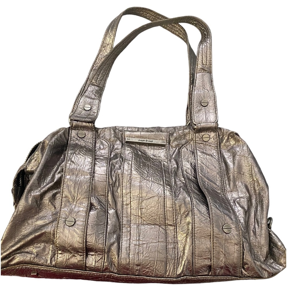 Matt And Nat Pewter Handbag - image 1